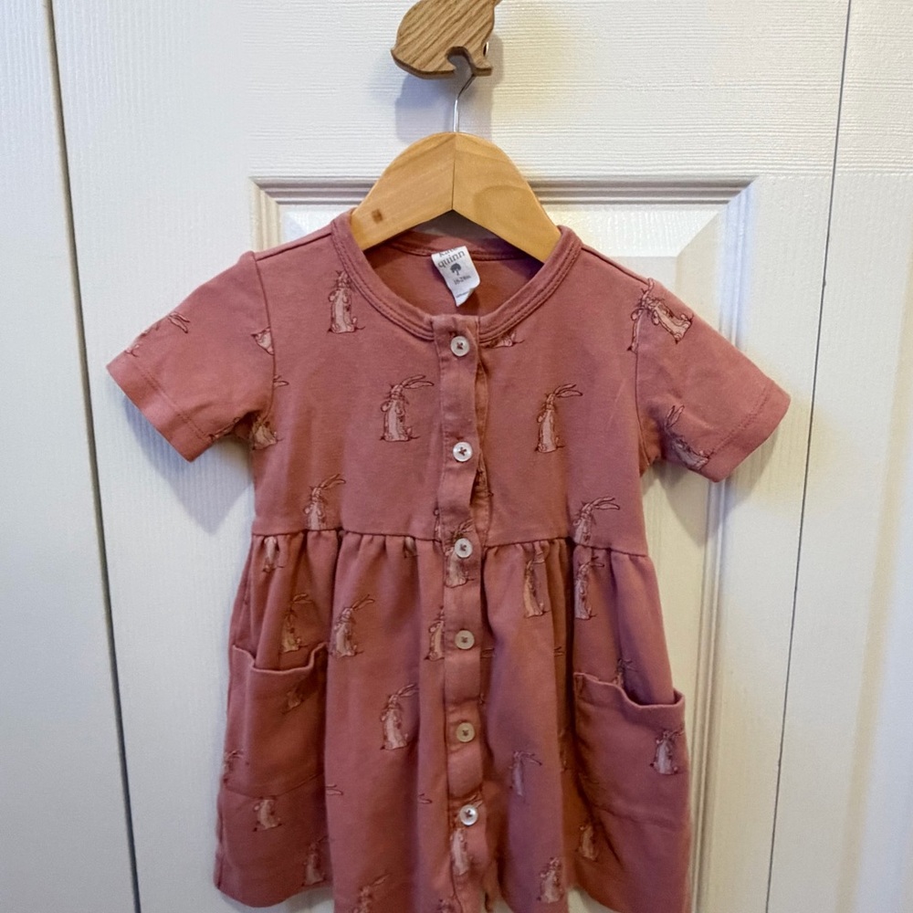 Kate Quinn Rose Rabbit Dress 18-24m